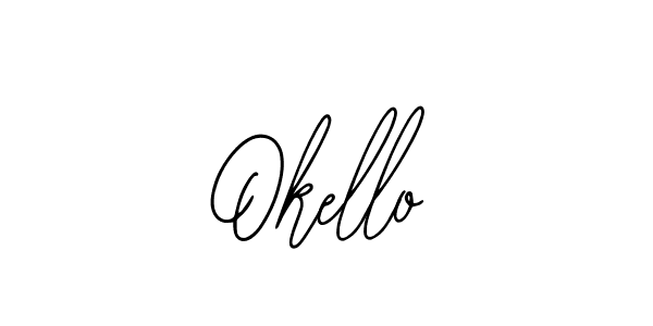 Create a beautiful signature design for name Okello. With this signature (Bearetta-2O07w) fonts, you can make a handwritten signature for free. Okello signature style 12 images and pictures png