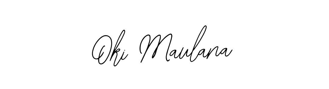 Make a beautiful signature design for name Oki Maulana. With this signature (Bearetta-2O07w) style, you can create a handwritten signature for free. Oki Maulana signature style 12 images and pictures png