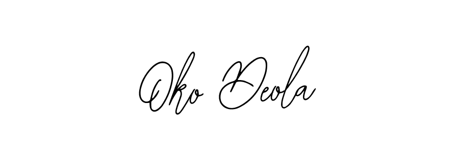 Also we have Oko Deola name is the best signature style. Create professional handwritten signature collection using Bearetta-2O07w autograph style. Oko Deola signature style 12 images and pictures png