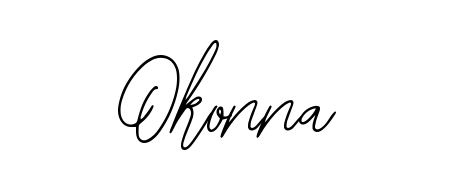 Discover the perfect balance of readability and style for Okonna with Bearetta-2O07w font. Create your dream signature today. Okonna signature style 12 images and pictures png
