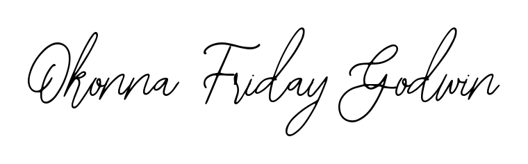 Personalize your online presence with Okonna Friday Godwin signature rendered in elegant Bearetta-2O07w font. Great for website footers and blogs. Okonna Friday Godwin signature style 12 images and pictures png