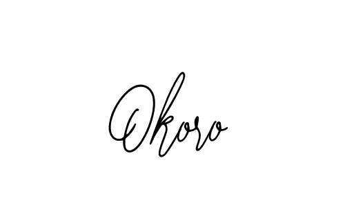 Also You can easily find your signature by using the search form. We will create Okoro name handwritten signature images for you free of cost using Bearetta-2O07w sign style. Okoro signature style 12 images and pictures png