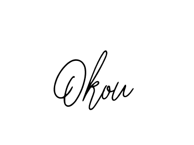 The best way (Bearetta-2O07w) to make a short signature is to pick only two or three words in your name. The name Okou include a total of six letters. For converting this name. Okou signature style 12 images and pictures png