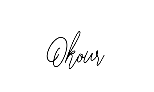 Create a beautiful signature design for name Okour. With this signature (Bearetta-2O07w) fonts, you can make a handwritten signature for free. Okour signature style 12 images and pictures png