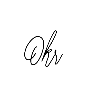 The best way (Bearetta-2O07w) to make a short signature is to pick only two or three words in your name. The name Okr include a total of six letters. For converting this name. Okr signature style 12 images and pictures png