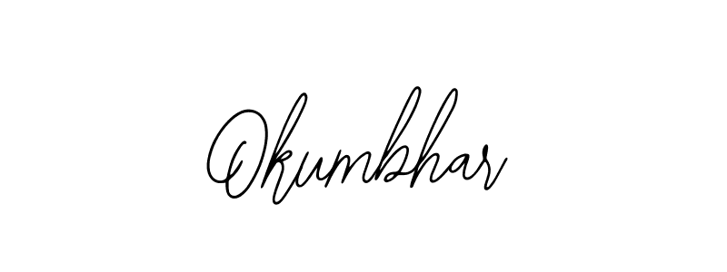 Make a short Okumbhar signature style. Manage your documents anywhere anytime using Bearetta-2O07w. Create and add eSignatures, submit forms, share and send files easily. Okumbhar signature style 12 images and pictures png