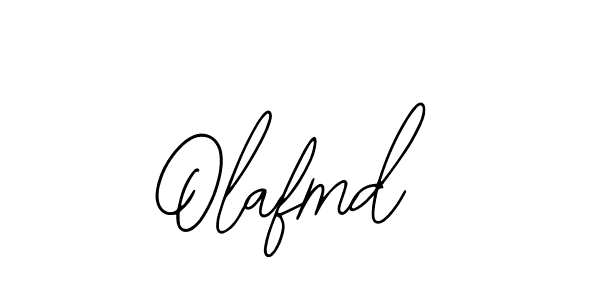 Use a signature maker to create a handwritten signature online. With this signature software, you can design (Bearetta-2O07w) your own signature for name Olafmd. Olafmd signature style 12 images and pictures png