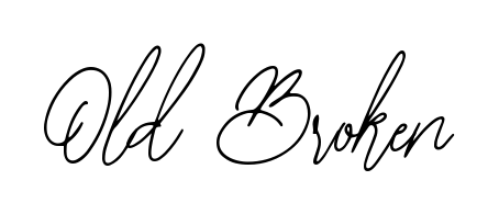 The Bearetta-2O07w font gives name Old Broken a signature that looks effortless yet distinguished. Download high-res PNG instantly. Old Broken signature style 12 images and pictures png