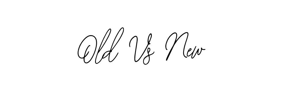 if you are searching for the best signature style for your name Old Vs New. so please give up your signature search. here we have designed multiple signature styles  using Bearetta-2O07w. Old Vs New signature style 12 images and pictures png