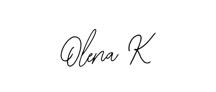 Also we have Olena K name is the best signature style. Create professional handwritten signature collection using Bearetta-2O07w autograph style. Olena K signature style 12 images and pictures png