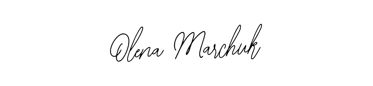 if you are searching for the best signature style for your name Olena Marchuk. so please give up your signature search. here we have designed multiple signature styles  using Bearetta-2O07w. Olena Marchuk signature style 12 images and pictures png