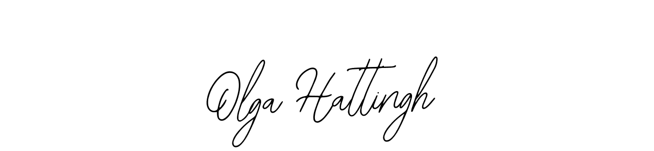 You should practise on your own different ways (Bearetta-2O07w) to write your name (Olga Hattingh) in signature. don't let someone else do it for you. Olga Hattingh signature style 12 images and pictures png