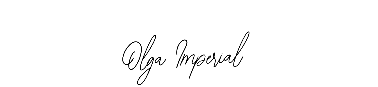 Also You can easily find your signature by using the search form. We will create Olga Imperial name handwritten signature images for you free of cost using Bearetta-2O07w sign style. Olga Imperial signature style 12 images and pictures png