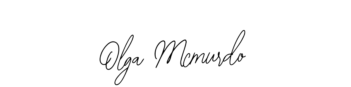 How to make Olga Mcmurdo signature? Bearetta-2O07w is a professional autograph style. Create handwritten signature for Olga Mcmurdo name. Olga Mcmurdo signature style 12 images and pictures png
