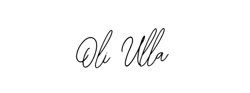 Design your own signature with our free online signature maker. With this signature software, you can create a handwritten (Bearetta-2O07w) signature for name Oli Ulla. Oli Ulla signature style 12 images and pictures png