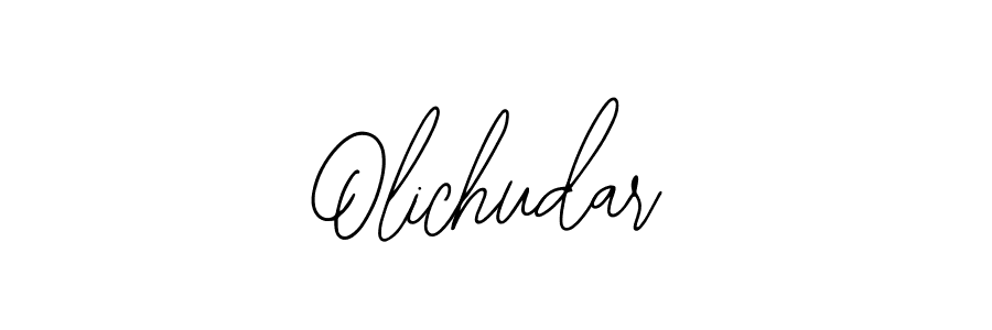 Make a beautiful signature design for name Olichudar. With this signature (Bearetta-2O07w) style, you can create a handwritten signature for free. Olichudar signature style 12 images and pictures png