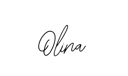 How to make Olina signature? Bearetta-2O07w is a professional autograph style. Create handwritten signature for Olina name. Olina signature style 12 images and pictures png