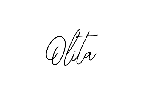 The best way (Bearetta-2O07w) to make a short signature is to pick only two or three words in your name. The name Olita include a total of six letters. For converting this name. Olita signature style 12 images and pictures png