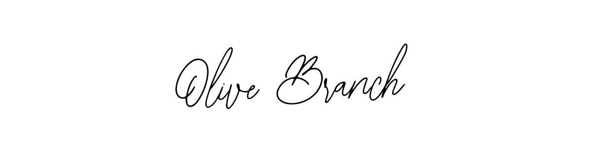 Olive Branch stylish signature style. Best Handwritten Sign (Bearetta-2O07w) for my name. Handwritten Signature Collection Ideas for my name Olive Branch. Olive Branch signature style 12 images and pictures png
