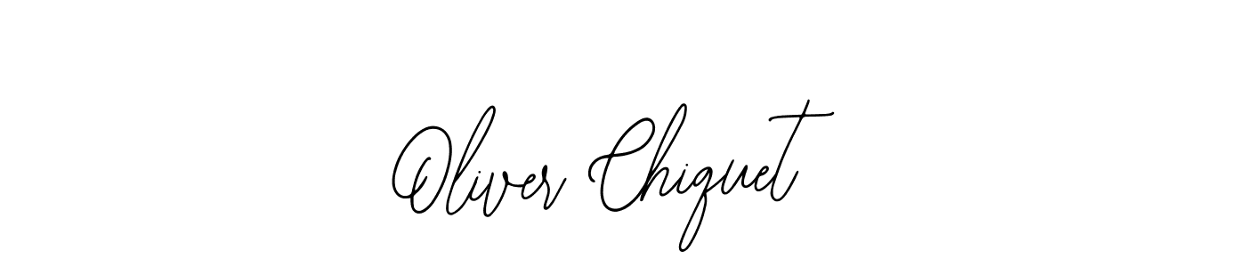 How to make Oliver Chiquet name signature. Use Bearetta-2O07w style for creating short signs online. This is the latest handwritten sign. Oliver Chiquet signature style 12 images and pictures png