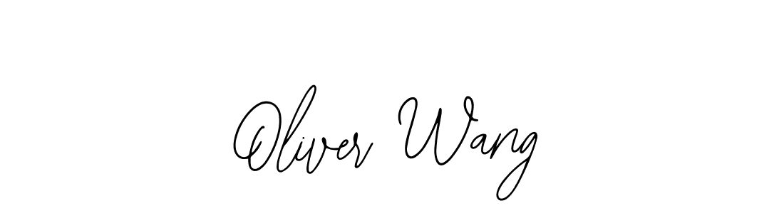 How to make Oliver Wang signature? Bearetta-2O07w is a professional autograph style. Create handwritten signature for Oliver Wang name. Oliver Wang signature style 12 images and pictures png