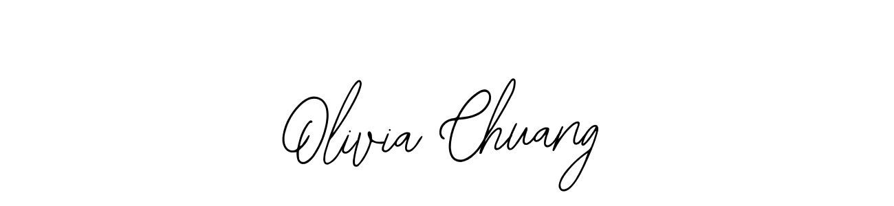 Bearetta-2O07w is a professional signature style that is perfect for those who want to add a touch of class to their signature. It is also a great choice for those who want to make their signature more unique. Get Olivia Chuang name to fancy signature for free. Olivia Chuang signature style 12 images and pictures png