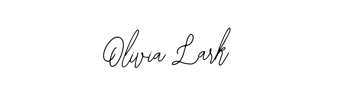 You should practise on your own different ways (Bearetta-2O07w) to write your name (Olivia Lark) in signature. don't let someone else do it for you. Olivia Lark signature style 12 images and pictures png