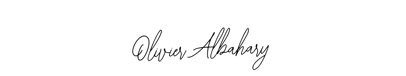 Once you've used our free online signature maker to create your best signature Bearetta-2O07w style, it's time to enjoy all of the benefits that Olivier Albahary name signing documents. Olivier Albahary signature style 12 images and pictures png