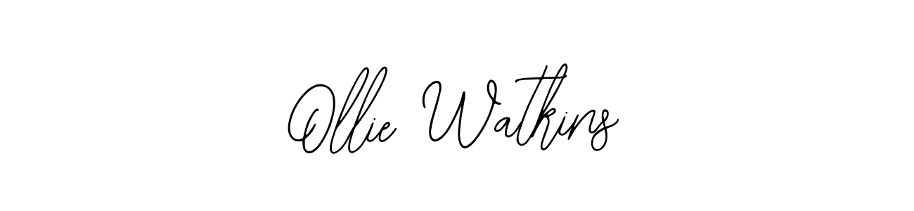 Bearetta-2O07w is a professional signature style that is perfect for those who want to add a touch of class to their signature. It is also a great choice for those who want to make their signature more unique. Get Ollie Watkins name to fancy signature for free. Ollie Watkins signature style 12 images and pictures png