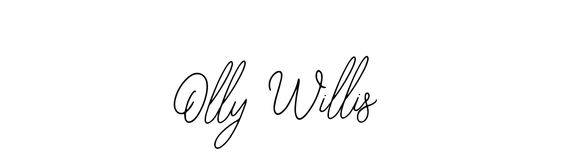 Olly Willis stylish signature style. Best Handwritten Sign (Bearetta-2O07w) for my name. Handwritten Signature Collection Ideas for my name Olly Willis. Olly Willis signature style 12 images and pictures png