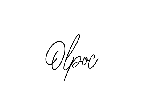 How to make Olpoc signature? Bearetta-2O07w is a professional autograph style. Create handwritten signature for Olpoc name. Olpoc signature style 12 images and pictures png