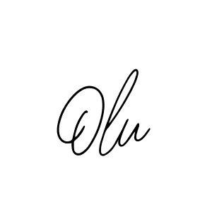 Make a beautiful signature design for name Olu. With this signature (Bearetta-2O07w) style, you can create a handwritten signature for free. Olu signature style 12 images and pictures png