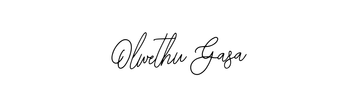 Olwethu Gasa stylish signature style. Best Handwritten Sign (Bearetta-2O07w) for my name. Handwritten Signature Collection Ideas for my name Olwethu Gasa. Olwethu Gasa signature style 12 images and pictures png