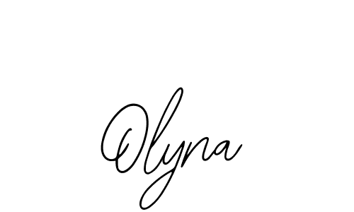 You should practise on your own different ways (Bearetta-2O07w) to write your name (Olyna) in signature. don't let someone else do it for you. Olyna signature style 12 images and pictures png