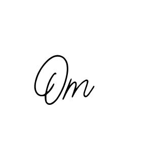 Use a signature maker to create a handwritten signature online. With this signature software, you can design (Bearetta-2O07w) your own signature for name Om . Om  signature style 12 images and pictures png