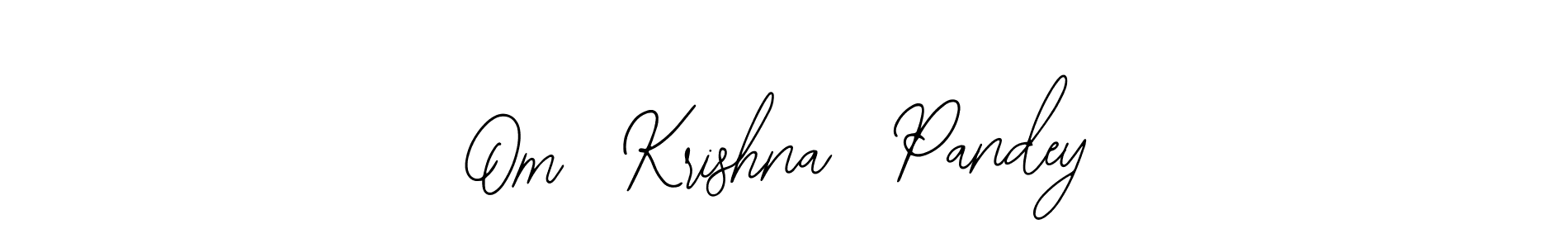 Make a beautiful signature design for name Om  Krishna  Pandey. With this signature (Bearetta-2O07w) style, you can create a handwritten signature for free. Om  Krishna  Pandey signature style 12 images and pictures png