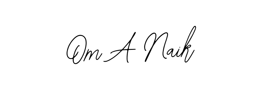 The best way (Bearetta-2O07w) to make a short signature is to pick only two or three words in your name. The name Om A Naik include a total of six letters. For converting this name. Om A Naik signature style 12 images and pictures png