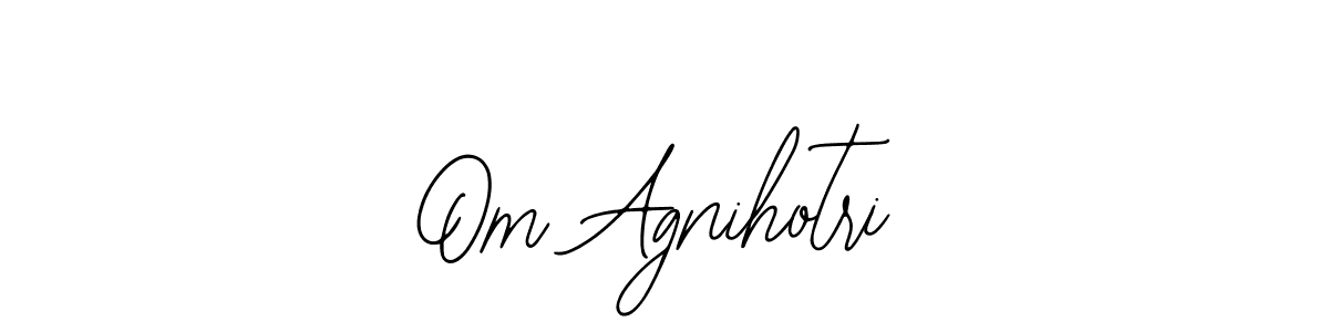 Create a beautiful signature design for name Om Agnihotri. With this signature (Bearetta-2O07w) fonts, you can make a handwritten signature for free. Om Agnihotri signature style 12 images and pictures png