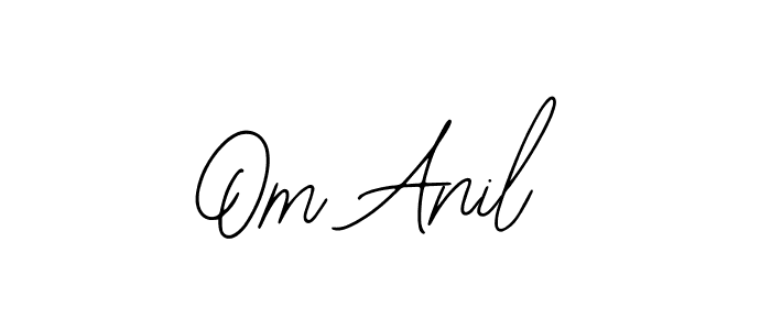 Om Anil stylish signature style. Best Handwritten Sign (Bearetta-2O07w) for my name. Handwritten Signature Collection Ideas for my name Om Anil. Om Anil signature style 12 images and pictures png