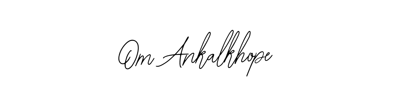 Create a beautiful signature design for name Om Ankalkhope. With this signature (Bearetta-2O07w) fonts, you can make a handwritten signature for free. Om Ankalkhope signature style 12 images and pictures png