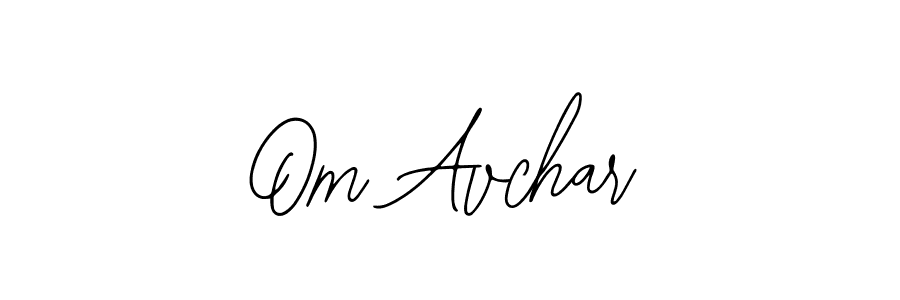 Use a signature maker to create a handwritten signature online. With this signature software, you can design (Bearetta-2O07w) your own signature for name Om Avchar. Om Avchar signature style 12 images and pictures png