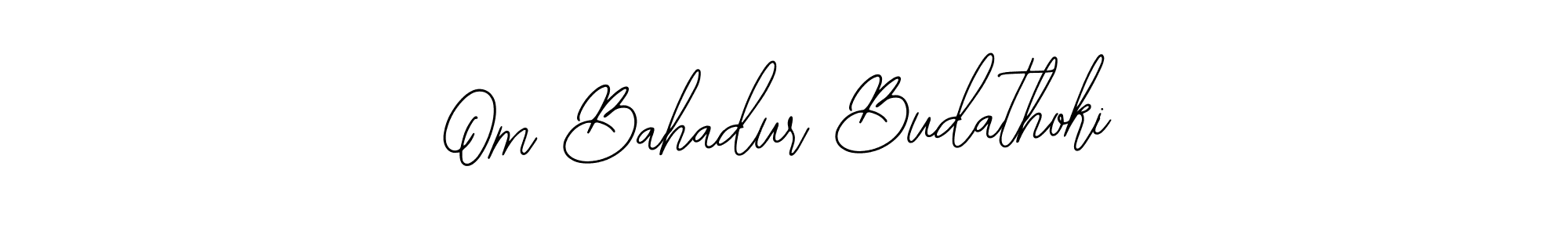 Make a beautiful signature design for name Om Bahadur Budathoki. Use this online signature maker to create a handwritten signature for free. Om Bahadur Budathoki signature style 12 images and pictures png