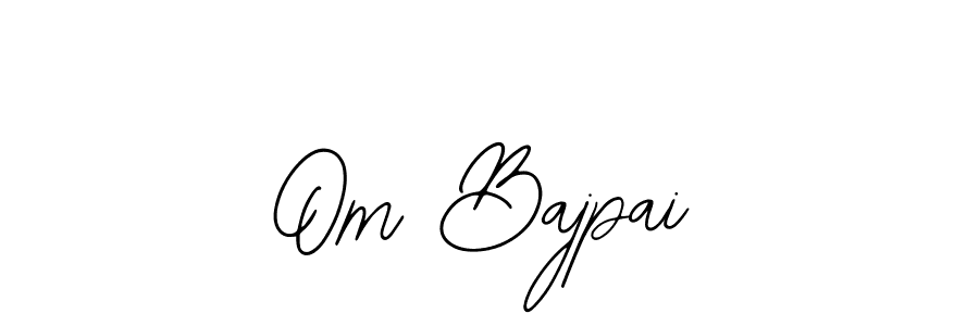 Create a beautiful signature design for name Om Bajpai. With this signature (Bearetta-2O07w) fonts, you can make a handwritten signature for free. Om Bajpai signature style 12 images and pictures png