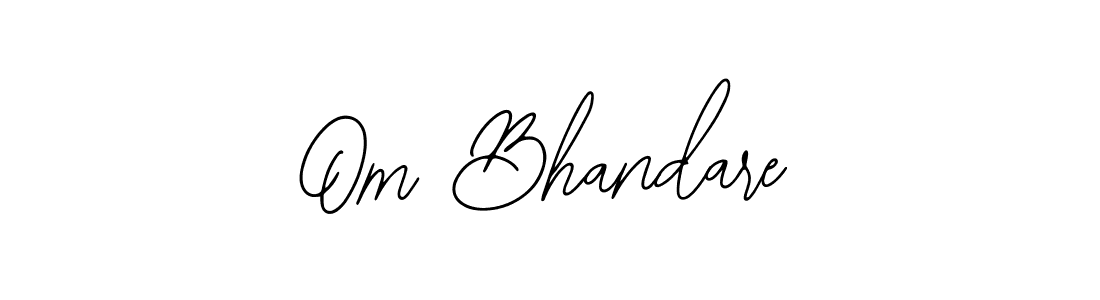 Also You can easily find your signature by using the search form. We will create Om Bhandare name handwritten signature images for you free of cost using Bearetta-2O07w sign style. Om Bhandare signature style 12 images and pictures png