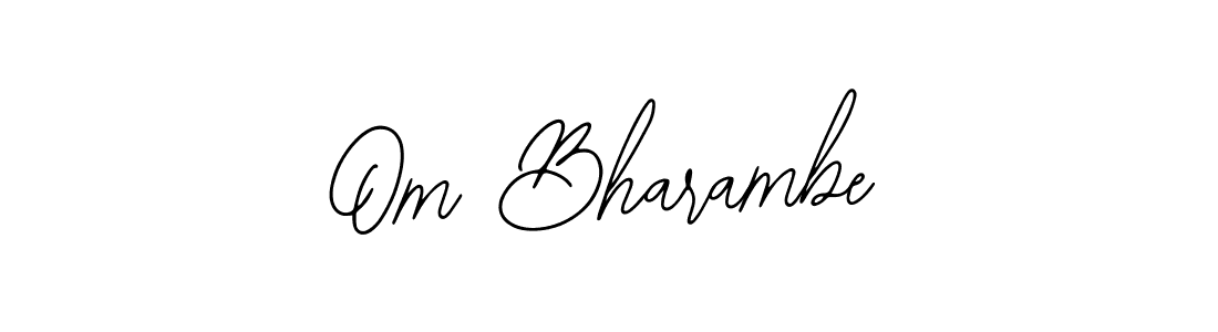 Make a beautiful signature design for name Om Bharambe. With this signature (Bearetta-2O07w) style, you can create a handwritten signature for free. Om Bharambe signature style 12 images and pictures png