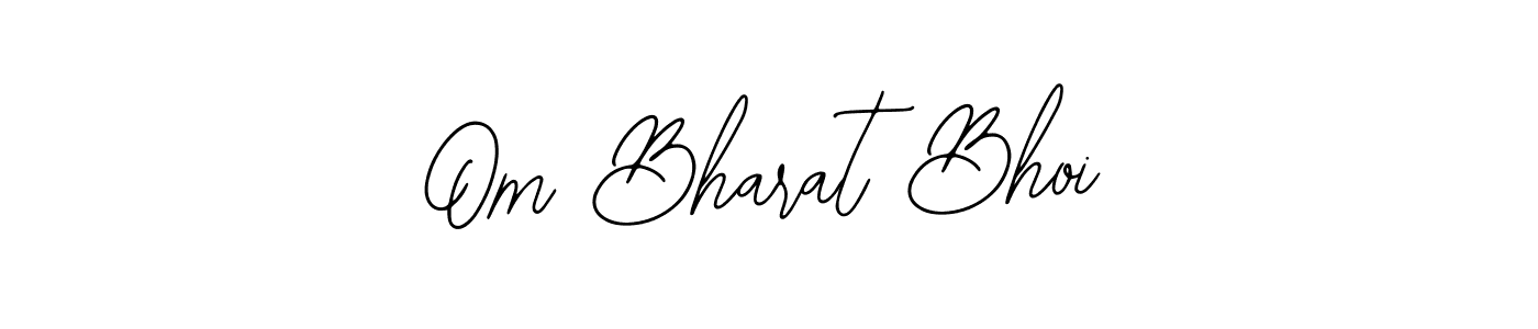 How to make Om Bharat Bhoi signature? Bearetta-2O07w is a professional autograph style. Create handwritten signature for Om Bharat Bhoi name. Om Bharat Bhoi signature style 12 images and pictures png