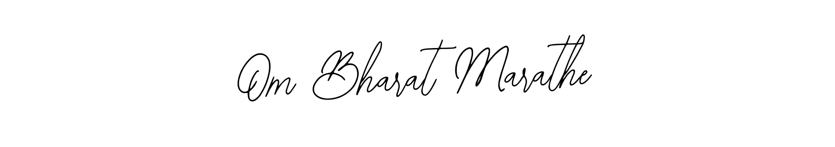 Bearetta-2O07w is a professional signature style that is perfect for those who want to add a touch of class to their signature. It is also a great choice for those who want to make their signature more unique. Get Om Bharat Marathe name to fancy signature for free. Om Bharat Marathe signature style 12 images and pictures png