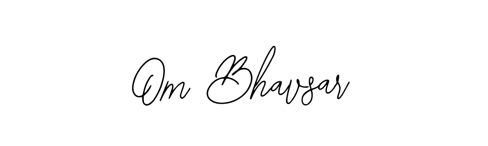 if you are searching for the best signature style for your name Om Bhavsar. so please give up your signature search. here we have designed multiple signature styles  using Bearetta-2O07w. Om Bhavsar signature style 12 images and pictures png
