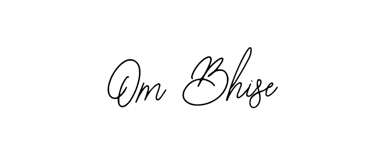 Also You can easily find your signature by using the search form. We will create Om Bhise name handwritten signature images for you free of cost using Bearetta-2O07w sign style. Om Bhise signature style 12 images and pictures png