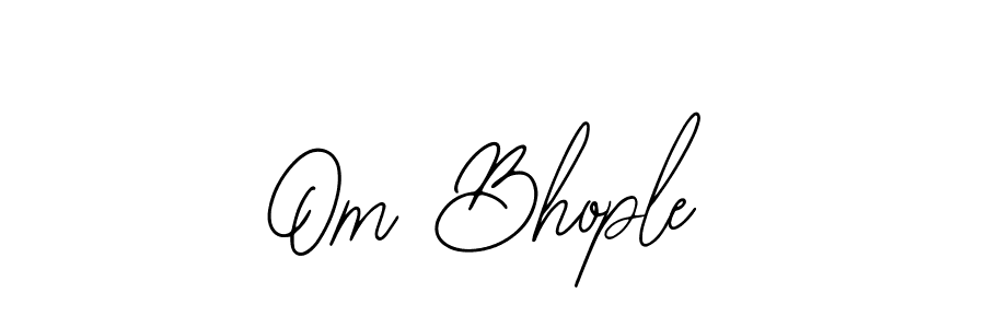 Best and Professional Signature Style for Om Bhople. Bearetta-2O07w Best Signature Style Collection. Om Bhople signature style 12 images and pictures png